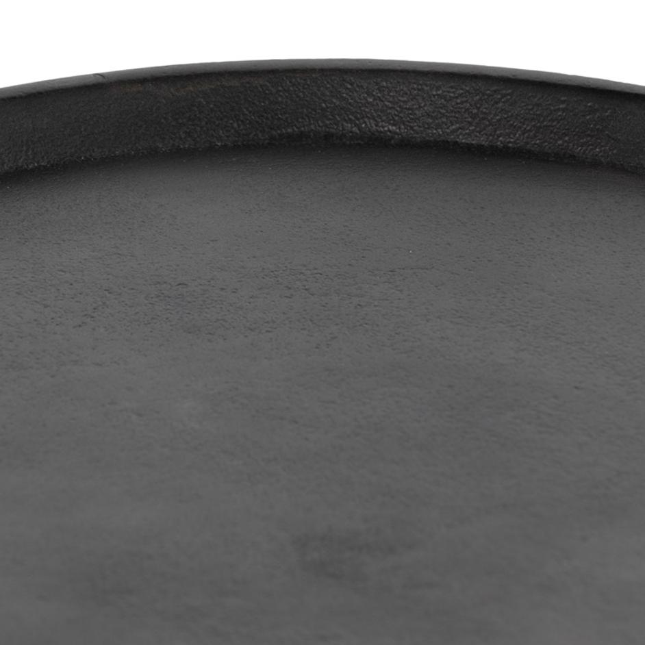 Cronos End Table In River Grey Marble by FOUR HANDS