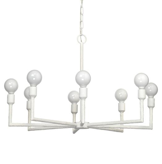 Park 8-Light Gesso Chandelier by Jamie Young