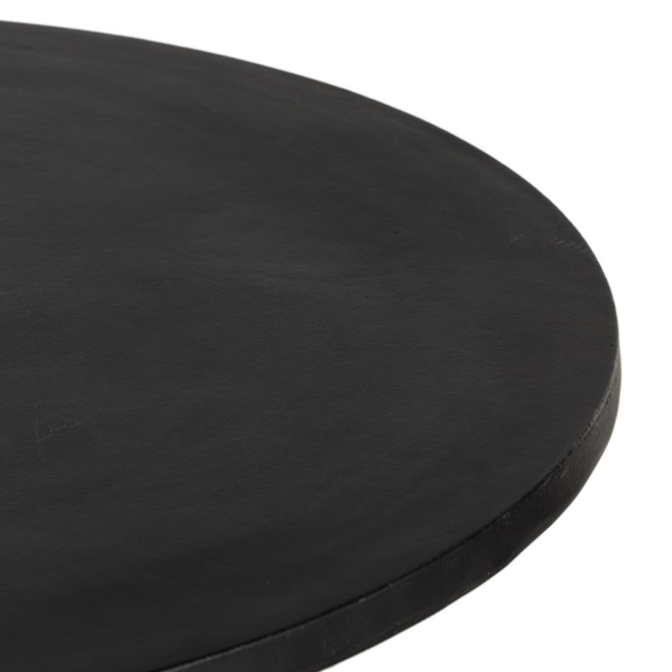 Basil Outdoor Dining Table 42" in Aged Grey by FOUR HANDS