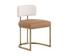 LARISSA DINING CHAIR - NAPA COGNAC / RHEA LIGHT BARLEY by Sunpan
