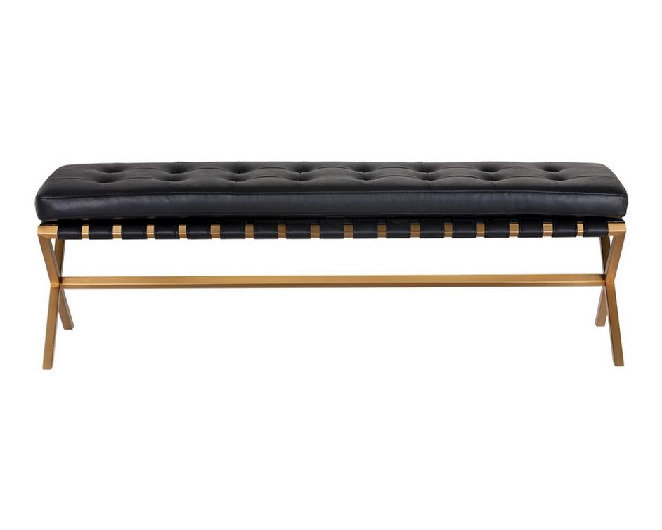 Kenji Bench - Bravo Black by Sunpan