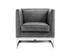 YVETTE ARMCHAIR - STAINLESS STEEL - CANTINA MAGNETITE by Sunpan