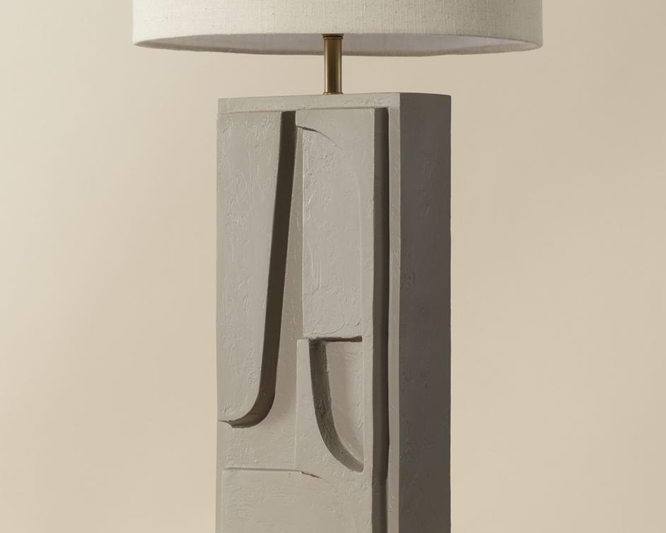DIRSAN TABLE LAMP - TAUPE by Sunpan