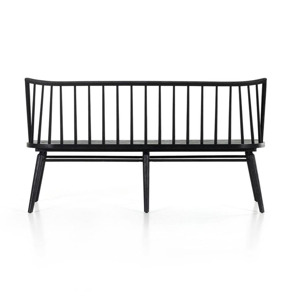 Lewis Dining Bench - Black Oak by Four Hands