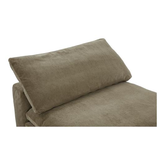 CLAY SLIPPER CHAIR PERFORMANCE FABRIC DESERT SAGE by Moes Home