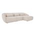 Amelia Lounge Modular Right Sectional Warm White by Moes Home