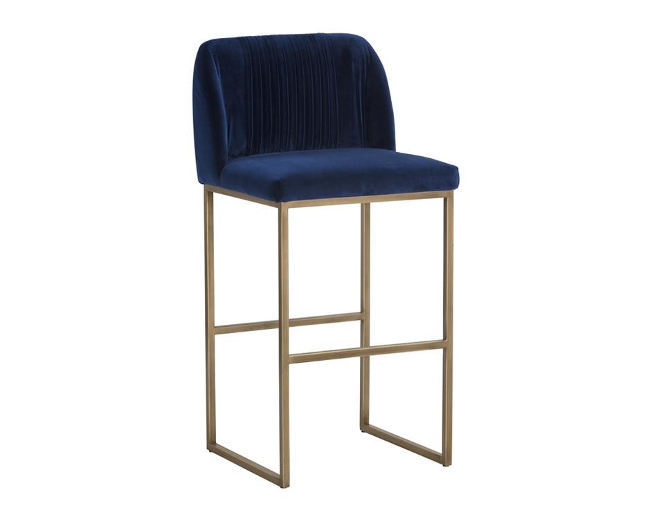 Nevin Barstool - Sapphire Blue by Sunpan