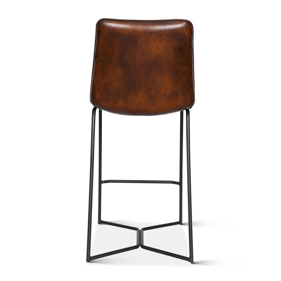 Morgan Counter Chair, Hand Washed Chestnut by Home Trends & Design
