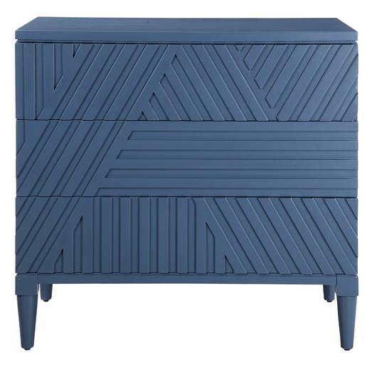 Colby Drawer Chest In Blue by Uttermost