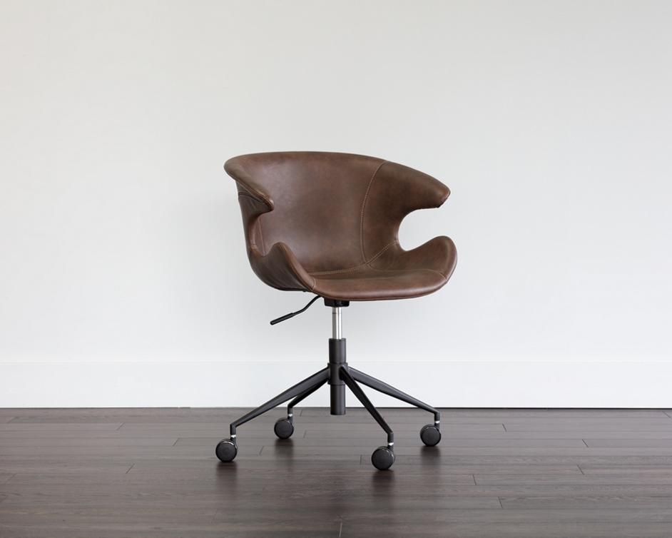 Kash Office Chair - Hearthstone Brown by Sunpan