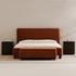 Ichigo Queen Bed Deep Orange by Moes Home
