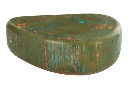 Wedge End Table, Lichen Finish by PHILLIPS COLLECTION