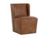 AMITA WHEELED DINING CHAIR - TOBACCO TAN by Sunpan