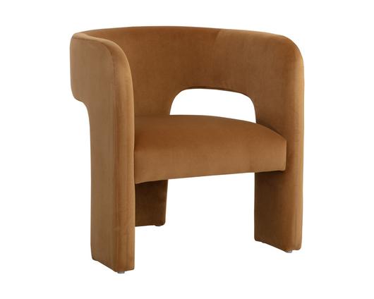 ISIDORE LOUNGE CHAIR - MEG GOLD by Sunpan