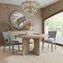 Talbot 55" Round Dining Table Natural by Classic Home