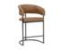 MARRIS COUNTER STOOL - GUNMETAL - MILLIKEN COGNAC by Sunpan