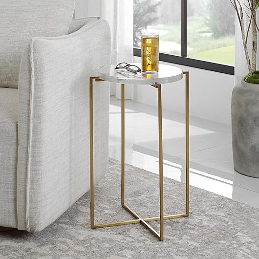 Star-crossed Glass Accent Table by Uttermost