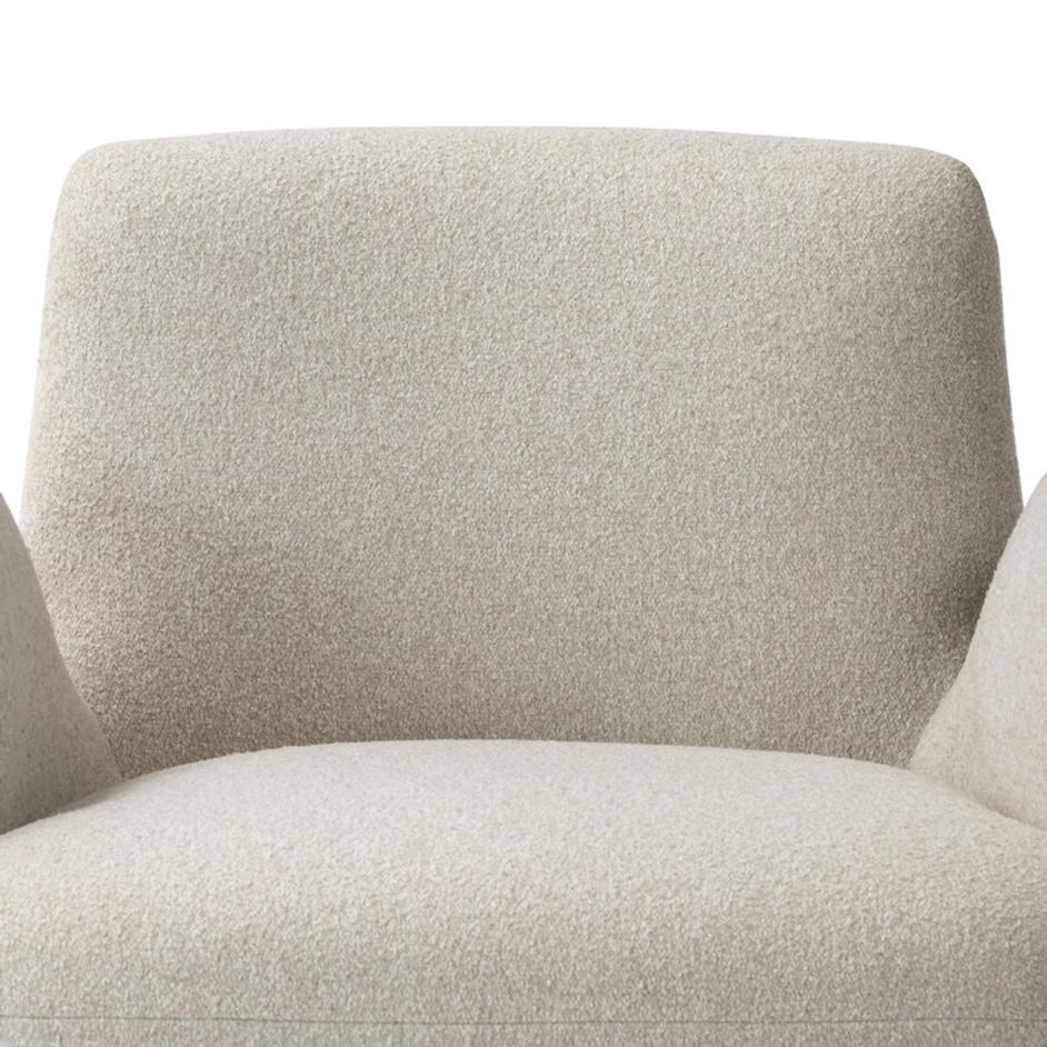 Reed Swivel Chair In Crete Pebble by Four Hands