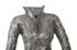 Dress Sculpture, Long Sleeves, Black/Silver, Aluminum by PHILLIPS COLLECTION