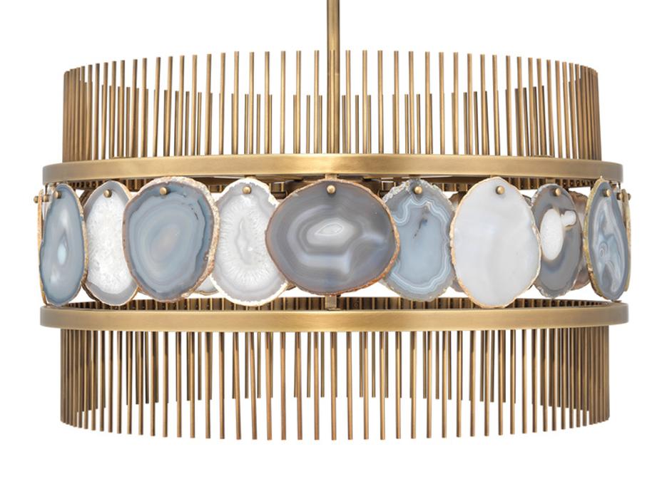 Upsala Agate 8-Light Chandelier by Jamie Young