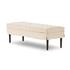 Cole Accent Bench In Broadway Dune And Terra Brown Ash by Four Hands