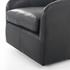 Topanga Swivel Chair In Heirloom Black by FOUR HANDS