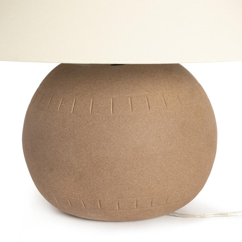 Honus Table Lamp In Dark Sand by FOUR HANDS