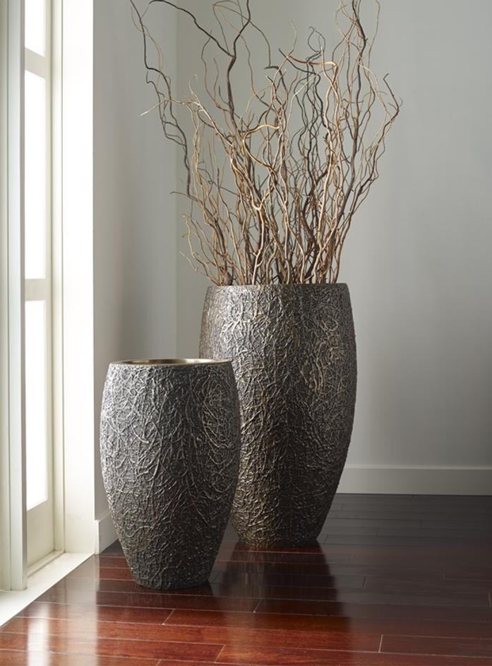 String Theory Planter, Bronze, Small by PHILLIPS COLLECTION