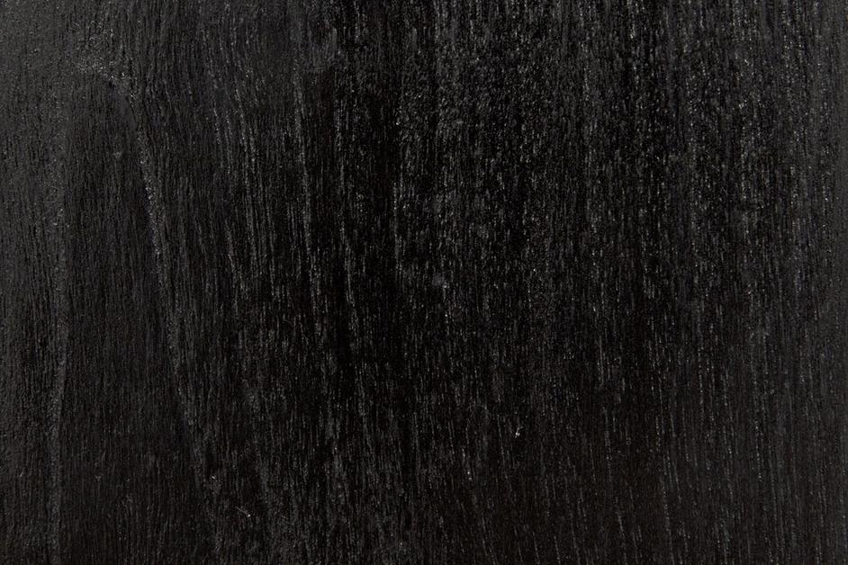 Oh Mirror in Charcoal Black Sungkai/Mindi Wood and Glass by Noir Furniture