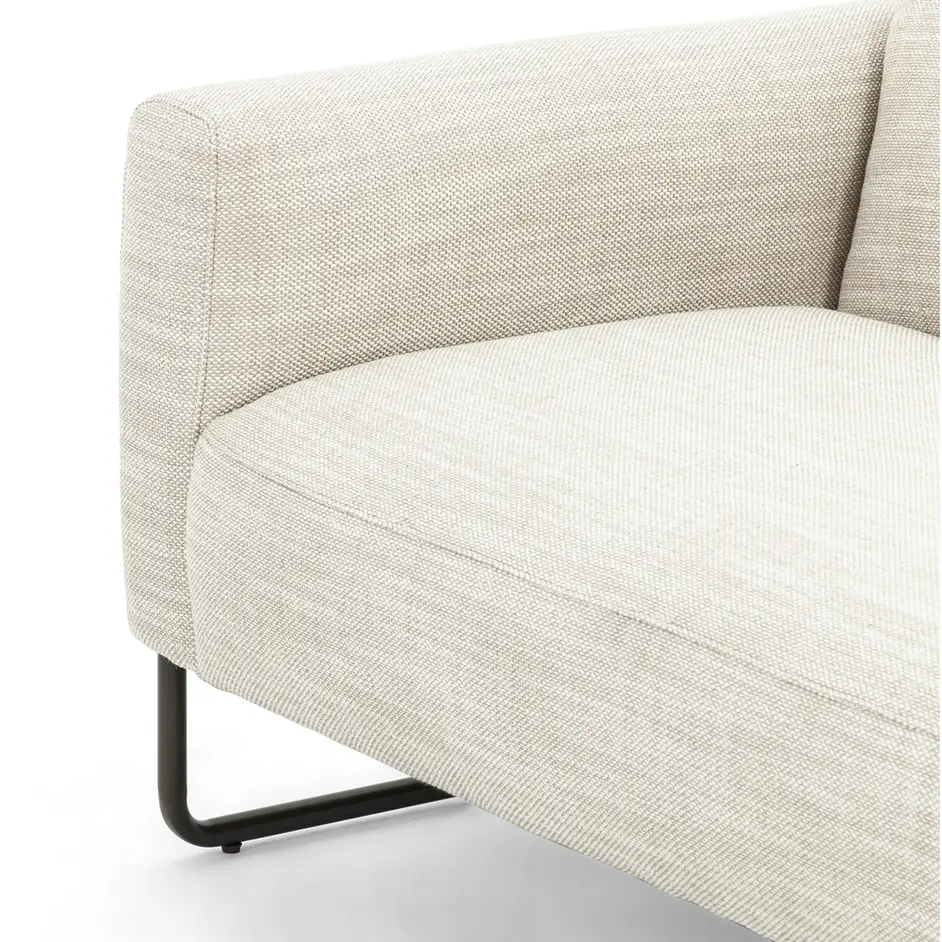 Ella Sofa-91"-Gable Taupe by FOUR HANDS