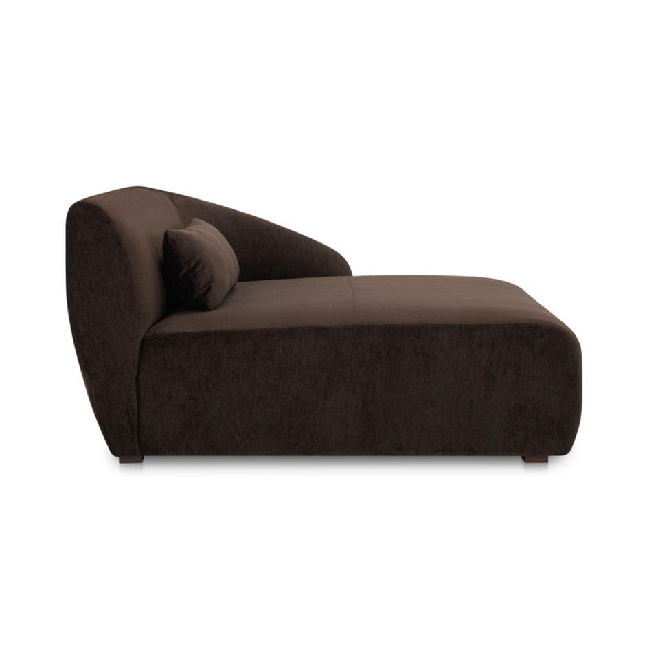 Amelia Right Arm Facing Chaise Espresso by Moes Home