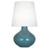 Steel Blue June Table Lamp by Robert Abbey