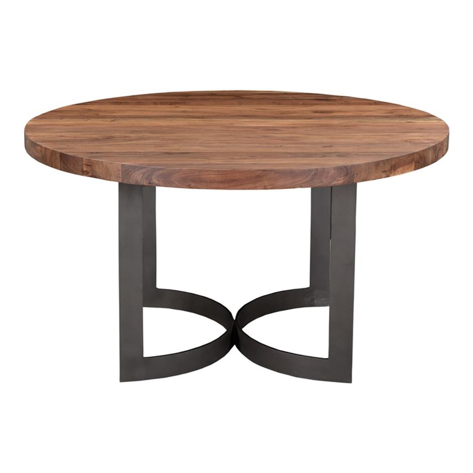 BENT ROUND DINING TABLE 54" SMOKED by Moes Home