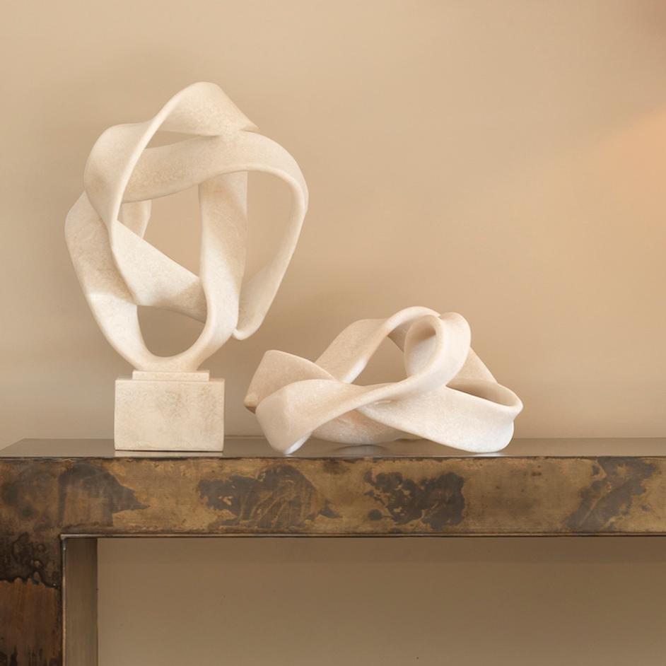 Tangled Resin Decorative Table Object, Off-White by Jamie Young