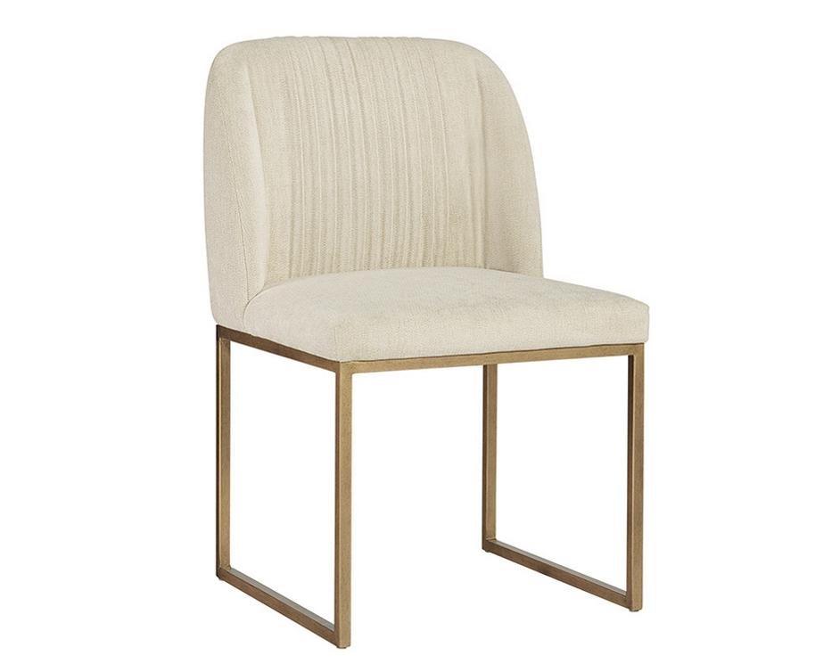 Nevin Dining Chair - Polo Club Muslin by Sunpan