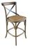 Bentwood Counter Stool w/ Metal Back by Furniture Classics