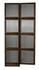 Collins Hutch in Dark Walnut with Glass Accents by Noir Furniture