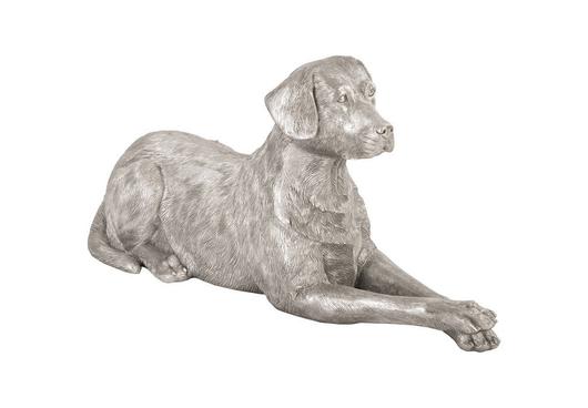 Labrador Laying, Silver Leaf by PHILLIPS COLLECTION