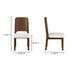 Kerr Dining Chair Walnut-Stained Ash Beige-Set Of Two by Moes Home