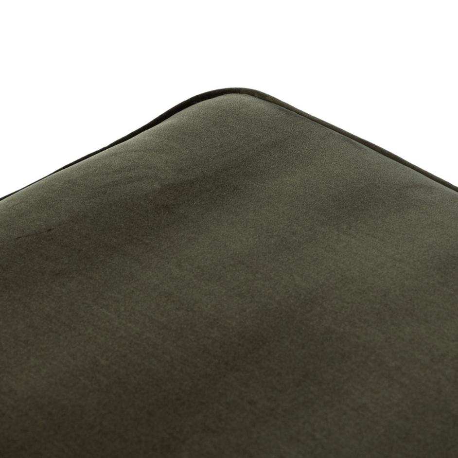 Sinclair Square Ottoman-36" In Surrey Olive-Sienna Brown by Four Hands