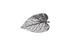 Birch Leaf Wall Art, Silver, Small by PHILLIPS COLLECTION