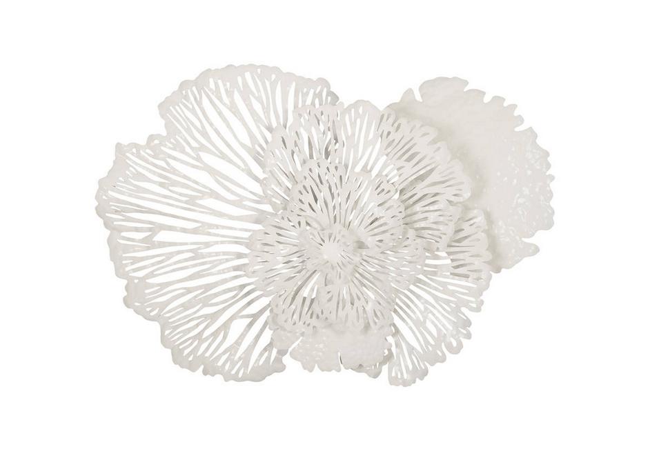 Flower Wall Art White, Medium by PHILLIPS COLLECTION