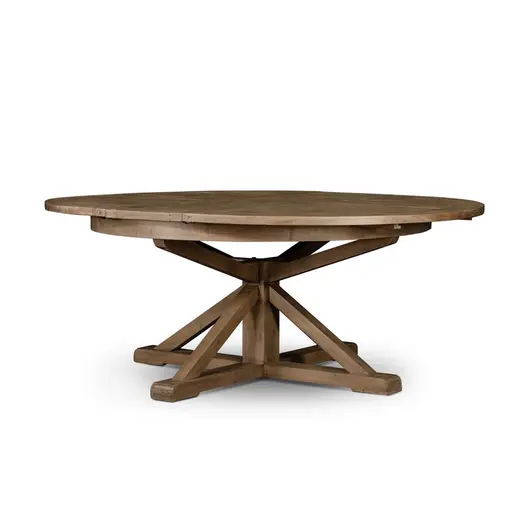 Cintra Ext Dining Table 63" in Rustic Sundried Ash by FOUR HANDS