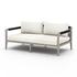 Sherwood Outdoor Sofa 63" In Weathered Grey by FOUR HANDS