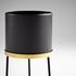 Small Liza Stand in Gold and Black by Cyan Design