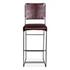 New York Bar Chair Chocolate Leather by Home Trends & Design