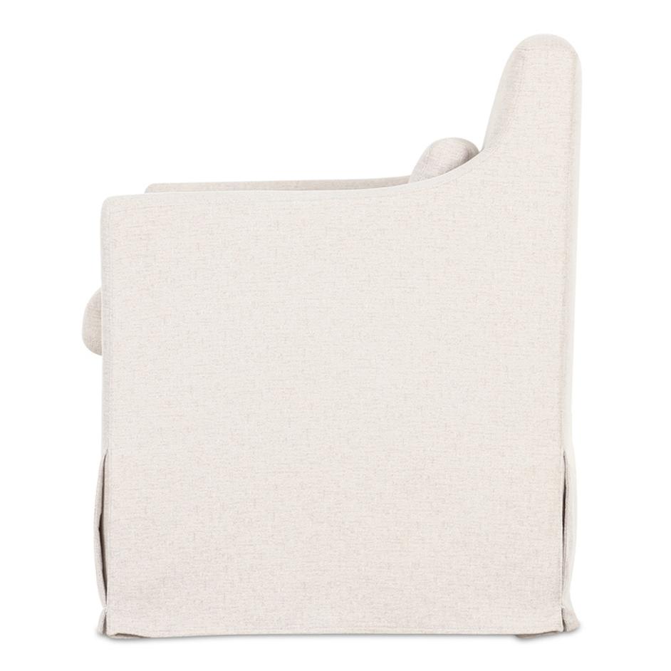 Lydia Slipcover Dining Chair Beige by Moes Home