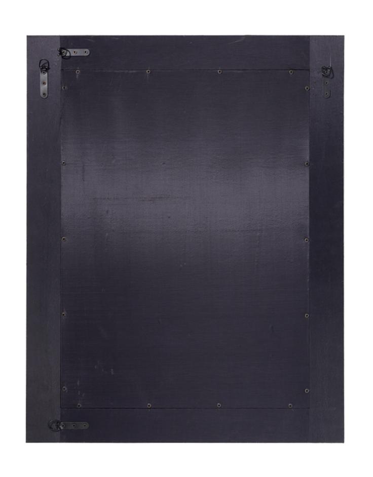 Cross Stitch Rectangle Hide Wall Mirror, Grey by Jamie Young