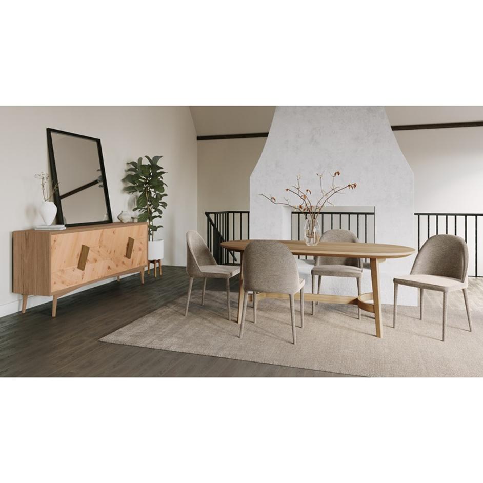 TRIE DINING TABLE SMALL NATURAL by Moes Home
