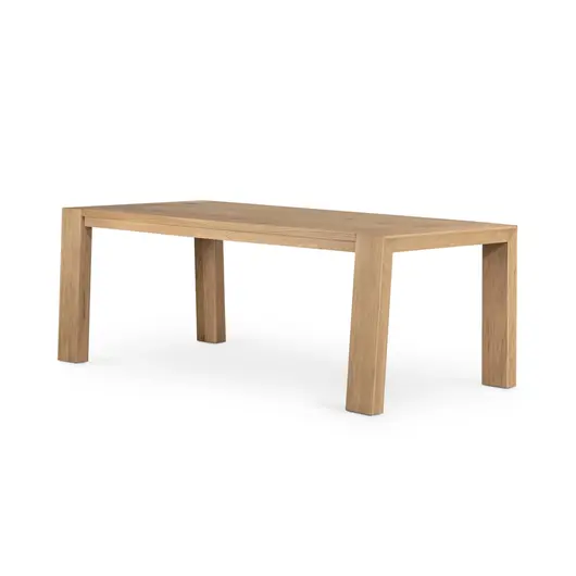 Capra Dining Table-Light Oak Resin by FOUR HANDS